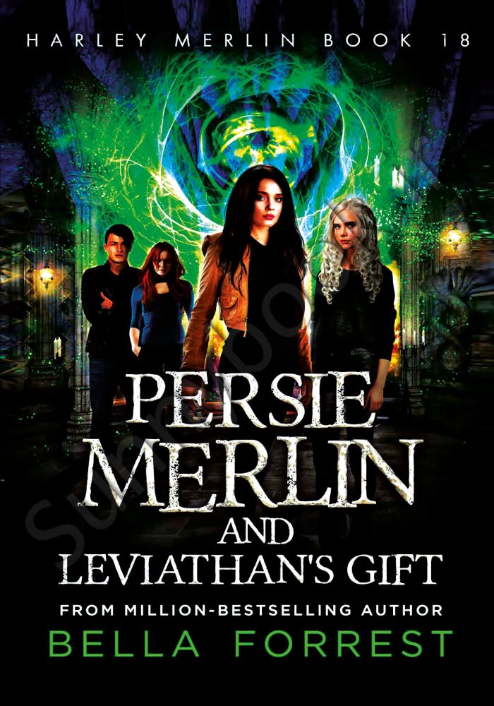 Harley Merlin 18: Persie Merlin and Leviathan's Gift Model.Title