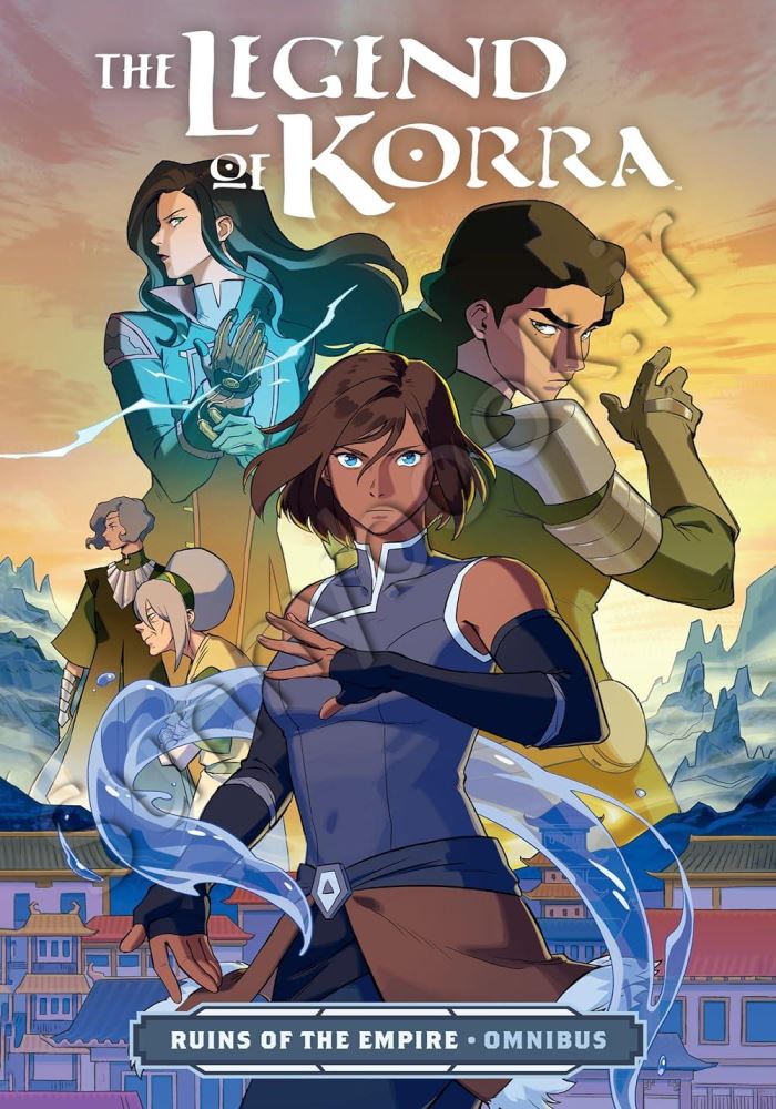 The Legend of Korra: Ruins of the Empire Omnibus Model.Title