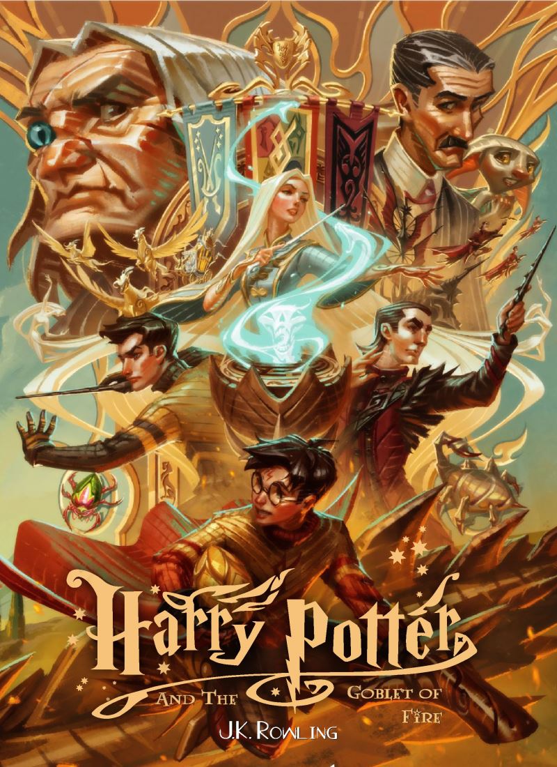 Harry Potter and the Goblet of Fire (Harry Potter 4) Model.Title