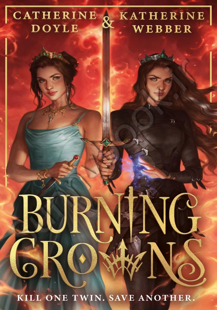 Burning Crowns (Twin Crowns Book 3) Model.Title